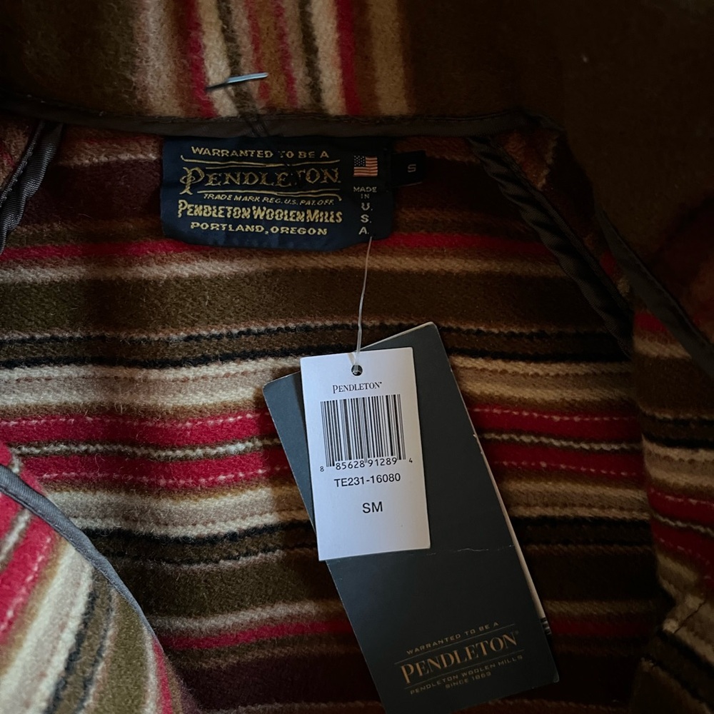 Pendleton Multicolor Striped Wool Jacket - image 2